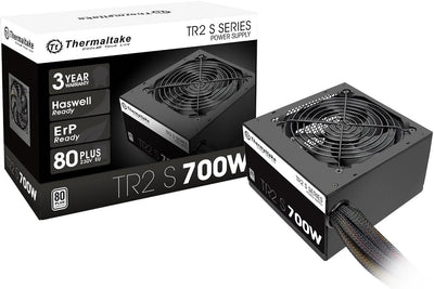 Thermaltake TR2 S 700W | PC-ATX-Netzteil | 80-Plus | leiser 120 Lüfter | EU zertifiziert | schwarz
