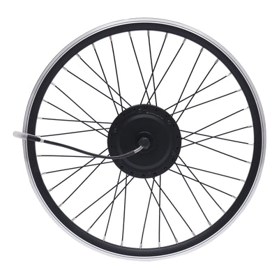 Elektrofahrrad Umbausatz|24 Zoll 36V 500W E-Bike Conversion Kit, Umbau Motor Kit E-Bike Radfahren Nabe Umwandlung Dual Mode Controller|30-35KM/H (Vorderrad)