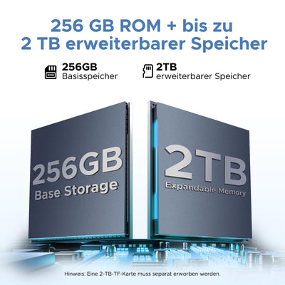 DOOGEE U11 Pro Android 16 Tablet 11 Zoll Gemini AI, 30GB+256GB (2TB TF) Gaming Tablets, 8580mAh, 90Hz Display, WiFi 5, T7200 Octa Core, 13MP+5MP, Tablet mit Tastatur, Stift, Maus, Hülle [2025]