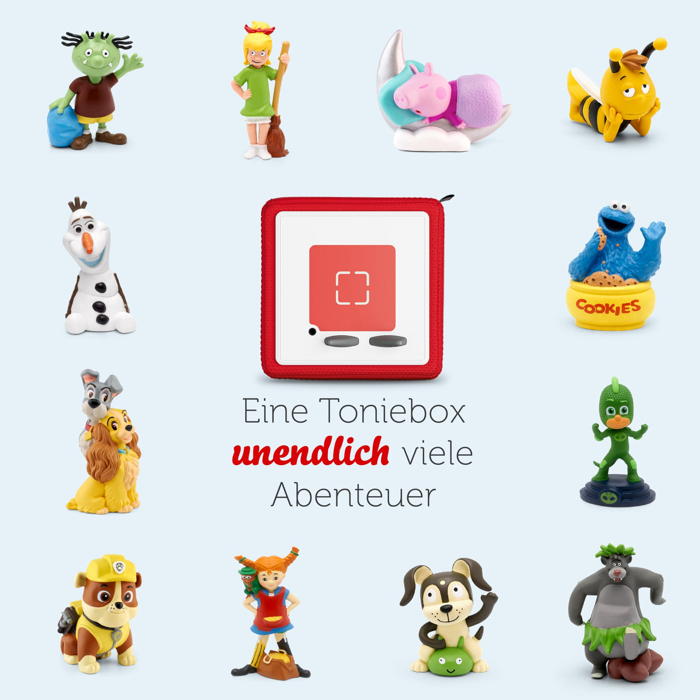 tonies Hörfiguren für Toniebox, Astrid Lindgren: Michel – Als Michel den Kopf in die Suppenschüssel steckte, Hörspiel für Kinder ab 4 Jahren, Spielzeit ca. 53 Minuten