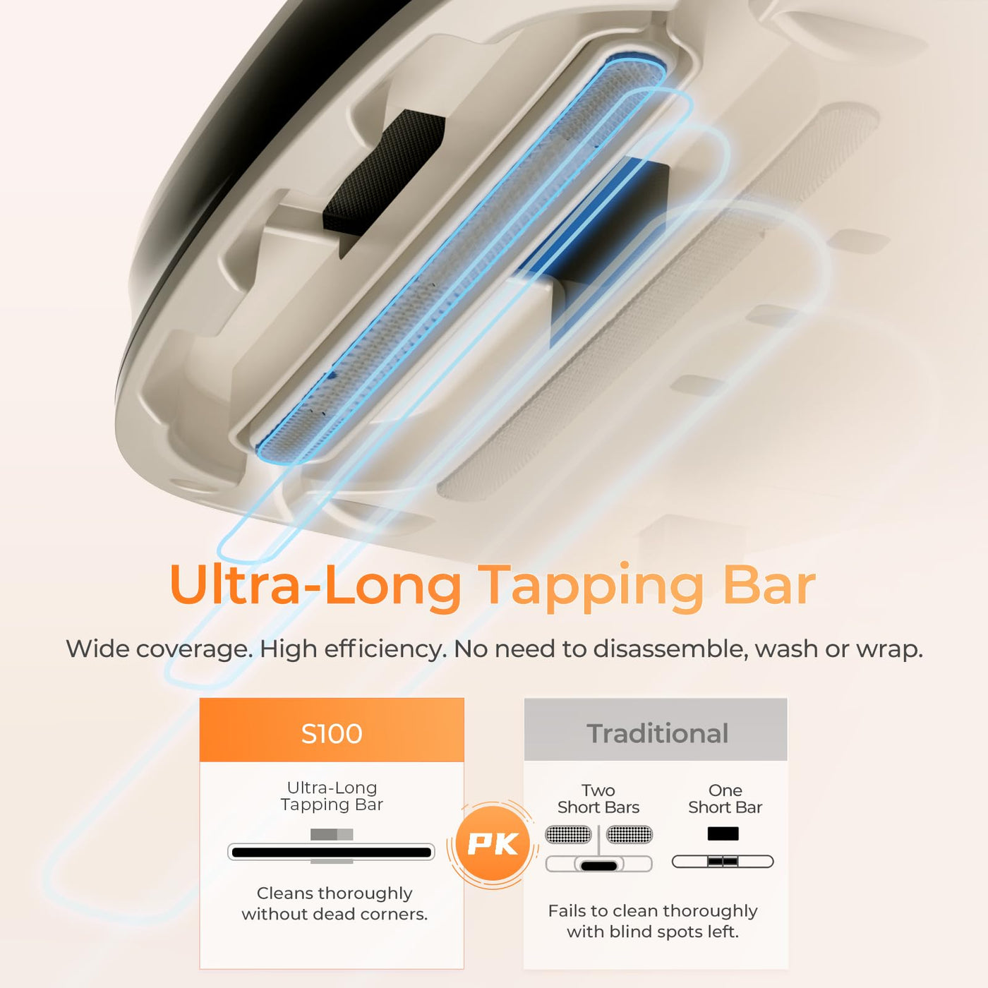 JIGOO S100 Milbensauger, Milbenstaubsauger für Matratzen mit Staubmilben-Sensor, intelligenter LED-Anzeige, Vibration, UV-C Licht, Ultraschall, Antimilben-Staubsauger entfernt 99,9%, für Allergiker