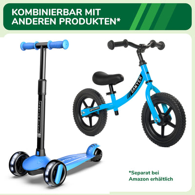 Sawyer Bikes - Verstellbarer Kinderhelm - Kinder 2 bis 10 Jahren (Blau)