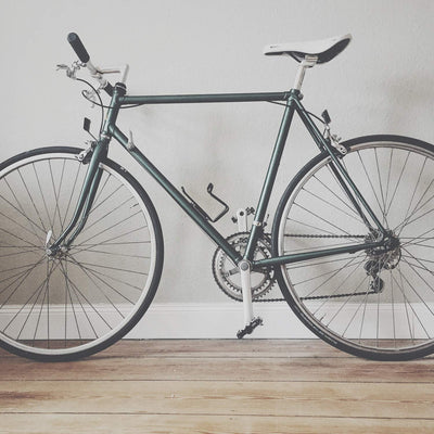 MOOXIBIKE Racing Green Matt metallic Fahrradfolie für Rennrad, MTB, Trekkingrad, Fixie, Hollandrad, Citybike, Scooter, Rollator für circa 13 cm Rahmenumfang, 2 x 150 x 13 cm