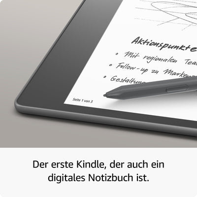 Kindle Scribe (32 GB) – der erste Kindle, der auch ein digitales Notizbuch ist – mit Paperwhite-Bildschirm (10,2 Zoll, 300 ppi) und Premium-Eingabestift + Kindle Unlimited