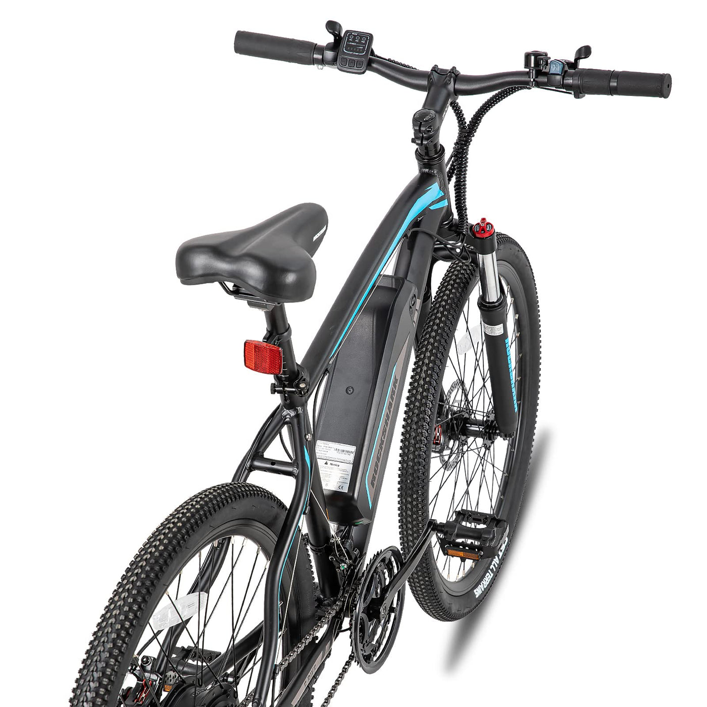 Hiland 29 Zoll Elektrofahrrad, 21 Gang Aluminium Elektro-Mountainbike, 250 Watt Scheibenbremse Elektrofahrrad für Erwachsene, Unisex mit 36V 10.4Ah Akku schwarz