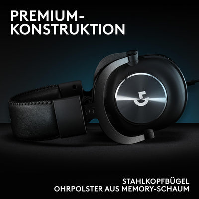 Logitech G Pro X SE Kabelgebundenes Gaming Headset mit Mikrofon: Abnehmbares Mikrofon, DTS Headphone:X 7.1, inkl. USB DAC, für PC, Xbox One, Xbox Series X|S, PS5, PS4 - Schwarz