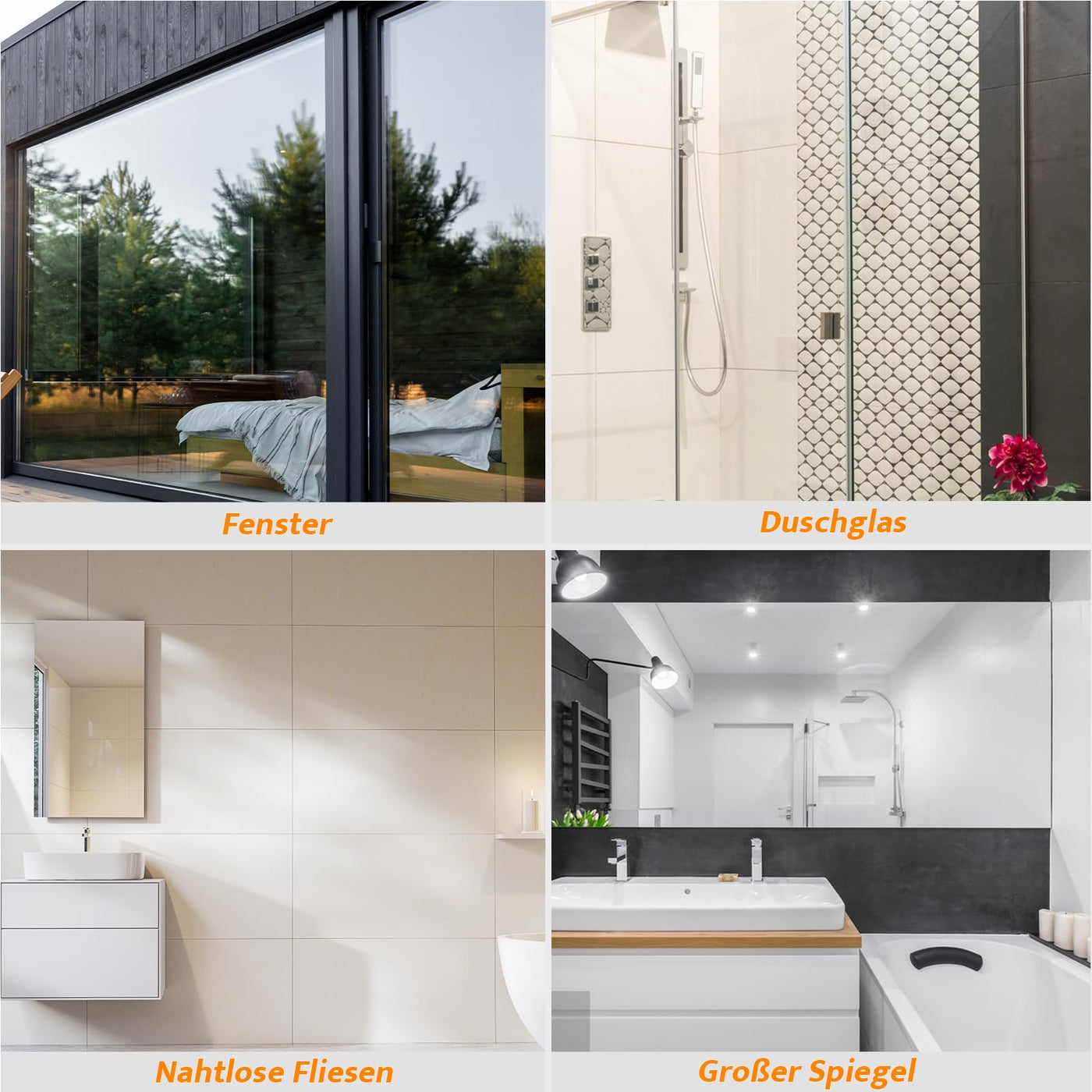 AIRMSEN YW500 Fensterputzroboter, Intelligenter Elektrischer Fensterputzer 3000Pa geeignet zur Glasreinigung, Automatische Wegplanung, Standort Speicher, Kantenerkennung Technologie