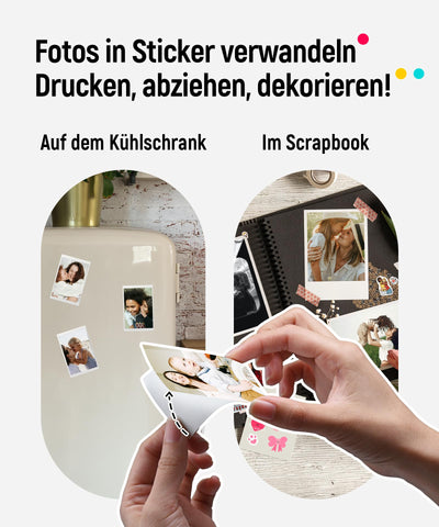 Liene Pearl K100 Fotodrucker Smartphone, Tragbarer Sofortbilddrucker mit 50 Zink-Klebepapier, Bluetooth 5.0, kompatibel mit iOS/Android, Kleiner Fotodrucker für iPhone (Grün)