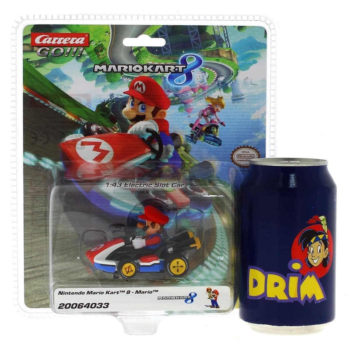 Carrera - 20064033 GO!!! Mario Kart - Mario I Rennbahnen und lizensierte Slotcars | bis zu 2 Spieler | Für Jungs und Mädchen ab 6 Jahren & Erwachsene