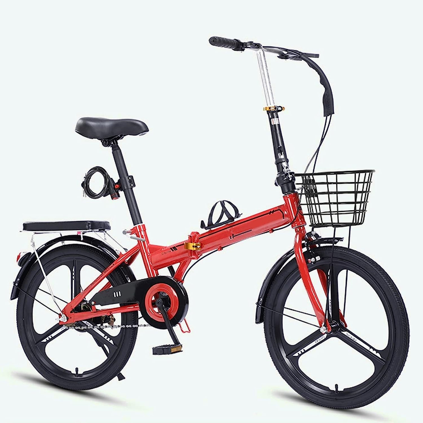 Faltrad 16/20/22 Zoll Mountainbike, Bequem Und Leicht, Faltbares Fahrrad Mit Hohem Kohlenstoffstahlrahmen, Tragbares Fahrrad Für Männer, Frauen Und Teenager