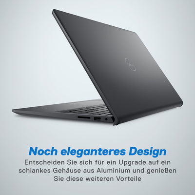 Dell Inspiron 15 3535 Laptop 15.6 Inch FHD 120Hz, AMD Ryzen 5 7520U, 8GB RAM LPDDR5, 512GB SSD, AMD Radeon Graphics, Intel Wi-Fi 6, Windows 11 Home, German QWERTY Black