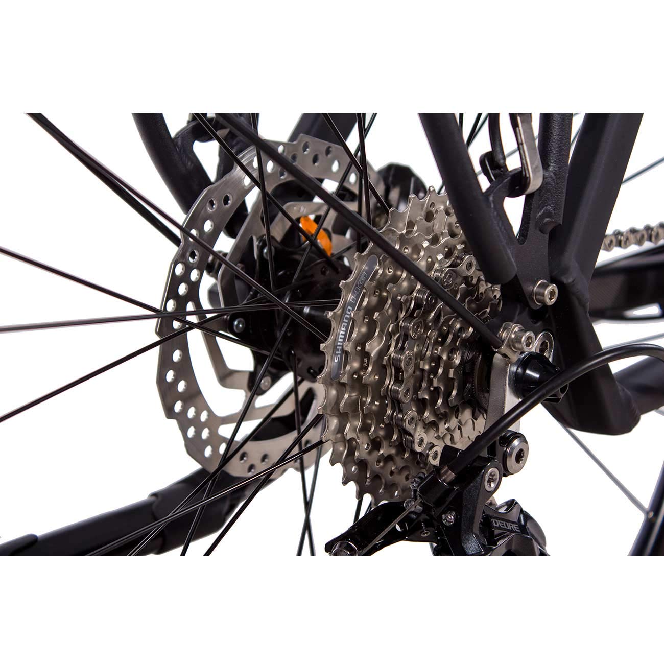 Airtracks Herren Trekking Fahrrad 28 Zoll Trekkingbike TR.2855 Trekkingrad City Bike Shimano Deore 27 Gang M592 Kettenschaltung Nabendynamo Herren - 56cm Körpergröße 175-185cm