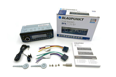 Blaupunkt BPA 1123 BT, 1-DIN Autoradio, Bluetooth, USB, Aux-Eingang, Sub-Out, Multicolour, 4x50Watt, 12V