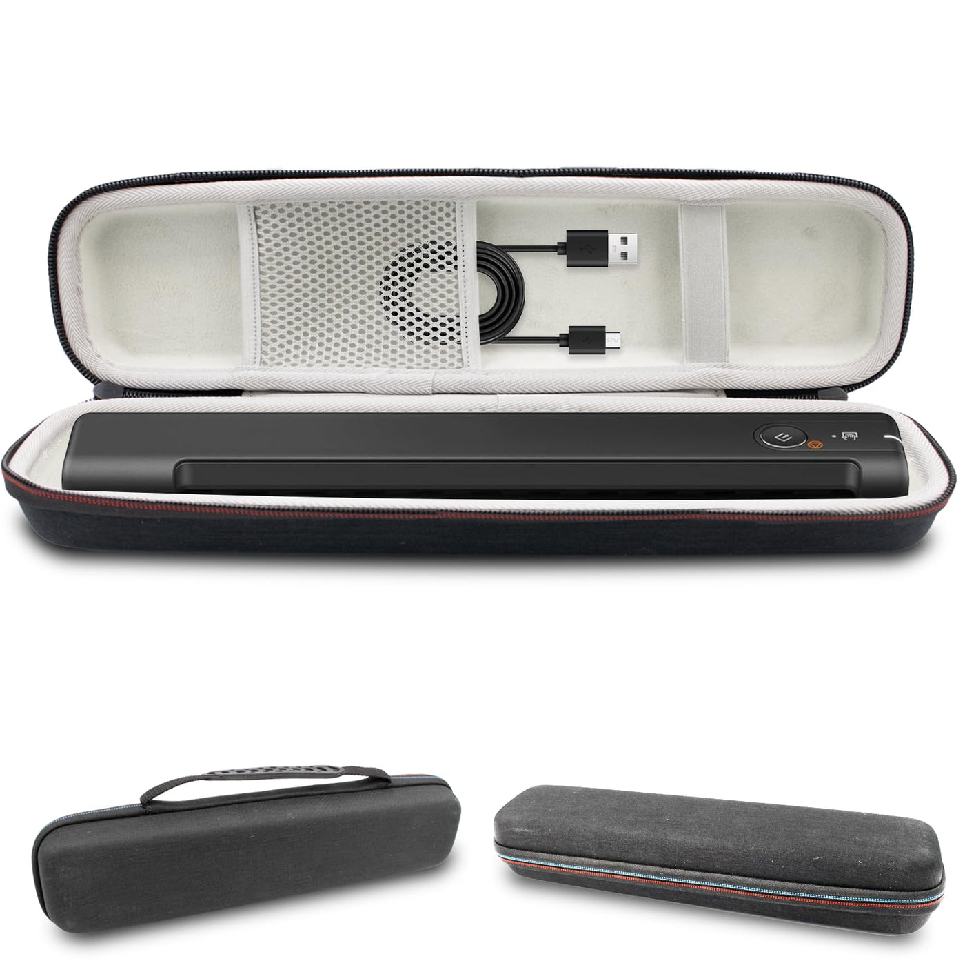 Hartschalen-Tragetasche, kompatibel mit Epson Workforce ES-50/ES-55R/ ES-60W/ES-65WR/DS-30/DS-70/DS-80W und Epson RapidReceipt RR-60/70W tragbarem Dokumentenscanner