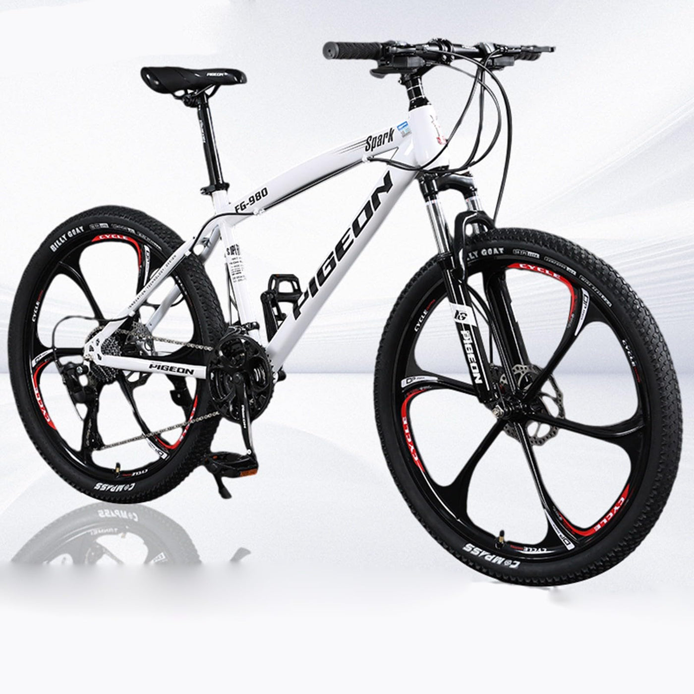 Wmmner Mountainbike 26 Zoll Sechs-Impeller-Gang Carbonstahl-Fahrrad Mountainbike Outdoor-Sport Rennrad/C/26 Zoll 27 Gänge