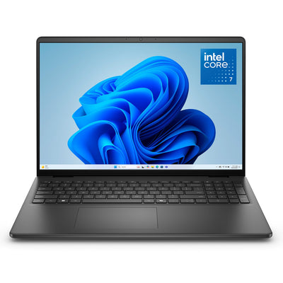 Dell 16 Laptop DC16250 – 16" FHD+ (1920x1200) Display, Intel Core 7 Series 1, Intel UHD Grafik, 16GB DDR5 RAM, 1TB SSD, Windows 11 Home, Fingerabdrucksensor, QWERTZ Tastatur – Schwarz