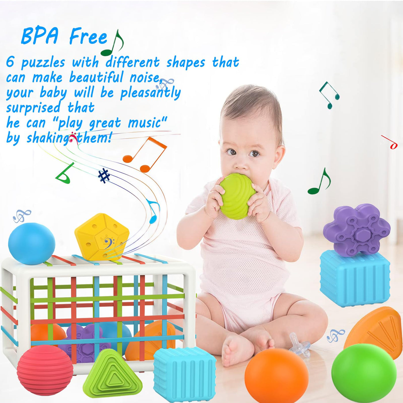 Montessori Spielzeug ab 1-3 Jahre, Spielzeug ab 1 Jahr Baby Spielzeug Motorikspielzeug ab 1-3 Jahre Kinder Spielzeug Jungen Mädchen Lernspiele ab 1 2 3Jahre Formensortierspiel Geschenke Mädchen Junge