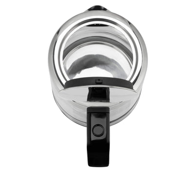 WMF Küchenminis Wasserkocher Glas 1 Liter, kabelloser Wasserkocher klein, Wasserstandanzeige, Kalk-Wasserfilter, Kochstoppautomatik, 1900 Watt,