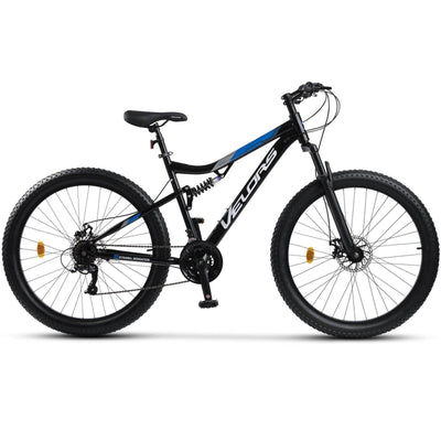 CARPAT SPORT Mountainbike 27,5 Zoll Mountainbike 3.0 Fat Tire Fully MTB Damen Herren 21 Gang, Kettenschaltung, Alu-Rahmen, Jugendliche Hardtail Fahrrad, Kinderfahrrad