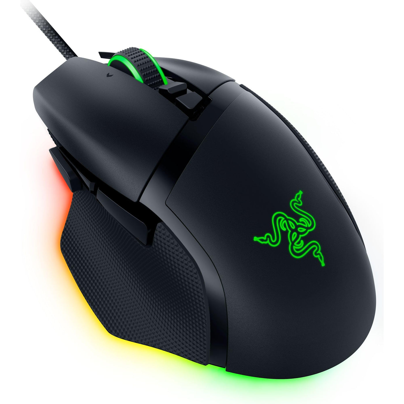 Razer Basilisk V3 35K - Vollständig anpassbare ergonomische kabelgebundene Gaming-Maus - Focus Pro 35K Sensor (HyperScroll Tilt Wheel, 11-Zonen-Beleuchtung, optische Mausschalter Gen-3) Schwarz