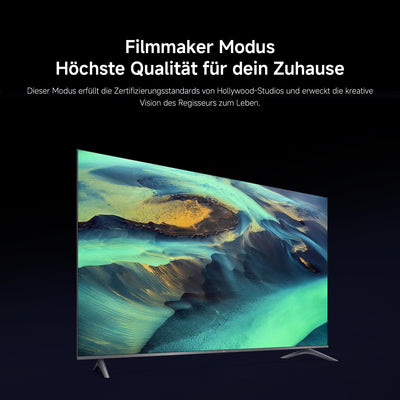 Xiaomi F Pro, 75 Zoll (190 cm), 4K UHD QLED, Smart TV, Fire TV, Triple Tuner DVB-C/S/S2/T/T2, HDR10+, Game Boost mode 120Hz, MEMC, Sprachsteuerung mit Alexa, 2GB+32GB, Kompatibel mit Apple AirPlay