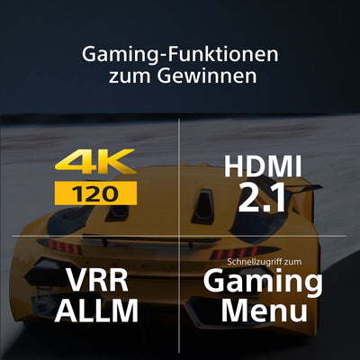 Sony BRAVIA, KD-65X85L, 65 Zoll Fernseher, Full Array LED, 4K HDR 120Hz, Google TV, Smart TV, Works with Alexa, BRAVIA CORE, TRILUMINOS PRO, HDMI 2.1, Gaming-Menü mit ALLM + VRR
