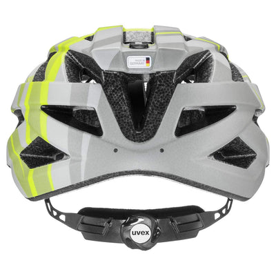 uvex air wing cc - leichter Allround-Helm für Damen und Herren - individuelle Größenanpassung - waschbare Innenausstattung - grey - lime matt - 52-57 cm