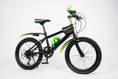 TaNeHaKi 20 Zoll Mountainbike Bicycle Mädchen Grün 7-Gang Damenfahrrad MTB Fahrrad Jugendrad Spielrad Mountainbikes Für Herren Damen (Grün)
