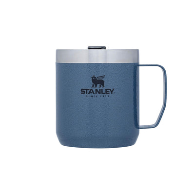 Stanley Classic Legendary Camp Mug Thermobecher 354 ml - Hält 1.5 Stunden Heiß - 3 Stunden Kalt - BPA-Frei - Spülmaschinenfest - Edelstahl Kaffeebecher To Go - Hammertone Lake
