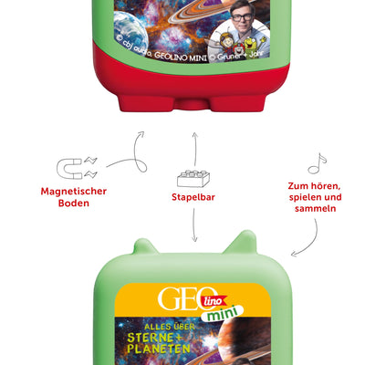 tonies Clever 4er Set GEOlino MINI für Deine Toniebox, Wissens-Hörspiel für Kinder ab 5 Jahren, Spielzeit je ca. 47 Minuten