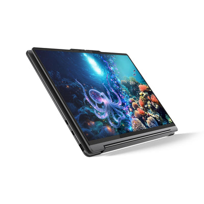 Lenovo Yoga 9i 2-in-1 Aura Edition Laptop | Copilot+ PC AI | 14" WQUXGA OLED Touch Display | Intel Core Ultra 7 | 32GB RAM | 1TB SSD | Intel Arc 140V Grafik | Windows 11 Home | QWERTZ | Luna Grau