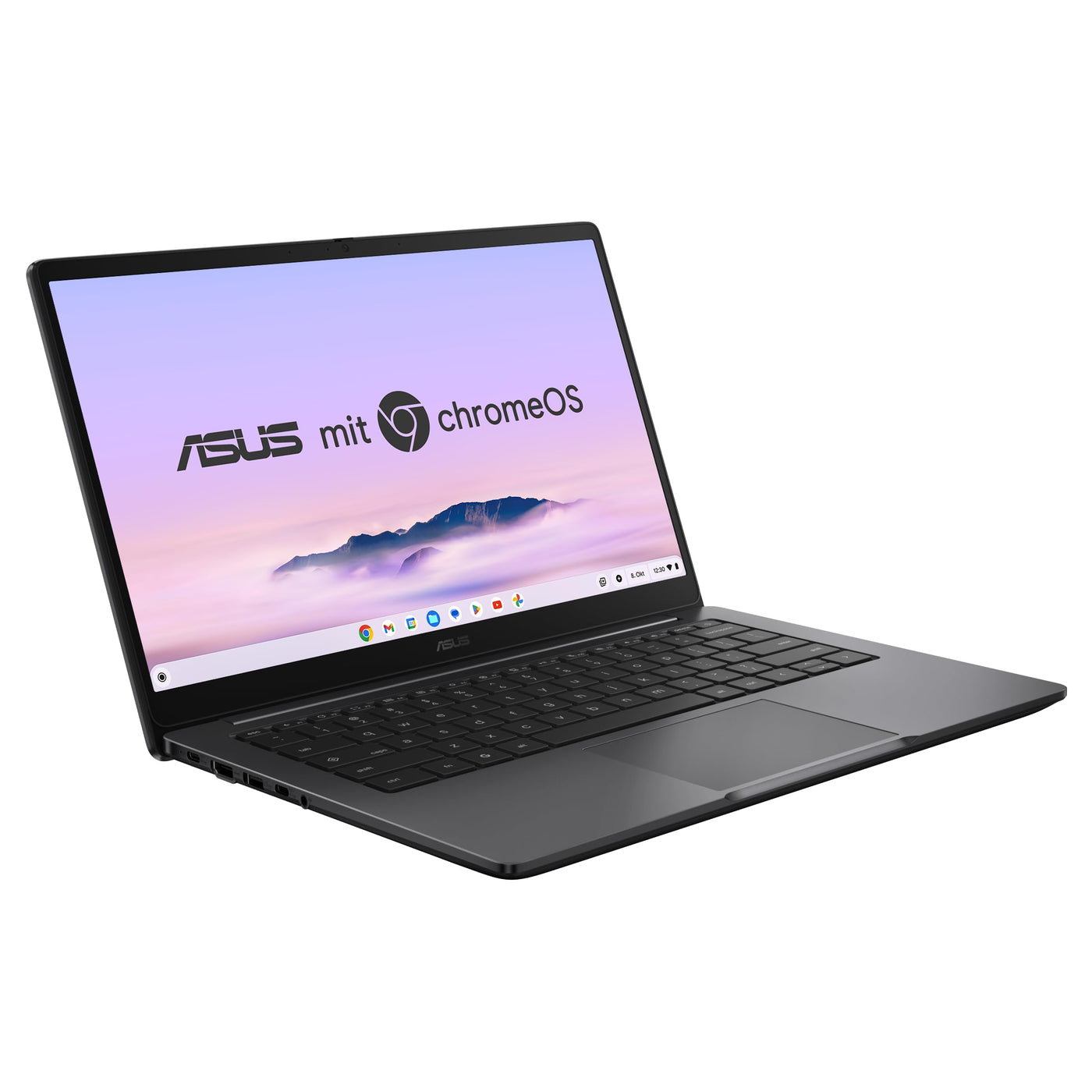 ASUS Chromebook Plus CX14 CX1405CTA Laptop | 14" FHD 16:9 IPS Display | Intel Core 3-N355 | 8GB RAM | 128GB eMMC | Intel UHD | ChromeOS | QWERTZ | Rock Grey