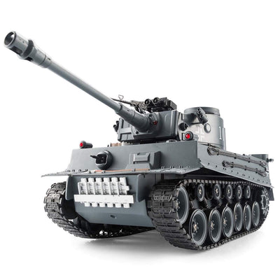 GOODS+GADGETS Ferngesteuerter RC German Tiger I 1:16 Modellbau Panzer 2.4GHz mit Schuss-Funktion, Sound - RTR (Tiger I)