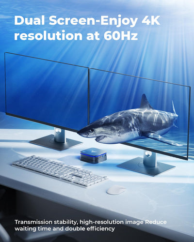 NiPoGi AK1PLUS Mini PC Ιntel Alder Lake Ν95(bis 3,4 GHz) 16GB DDR4 512GB SSD, Mini Computer 2,5-Zoll SSD Erweiterung/Gigabit Ethernet/2.4+5G WiFi/BT4.2/4K@60Hz UHD Dual Display Mini Computer für Büro