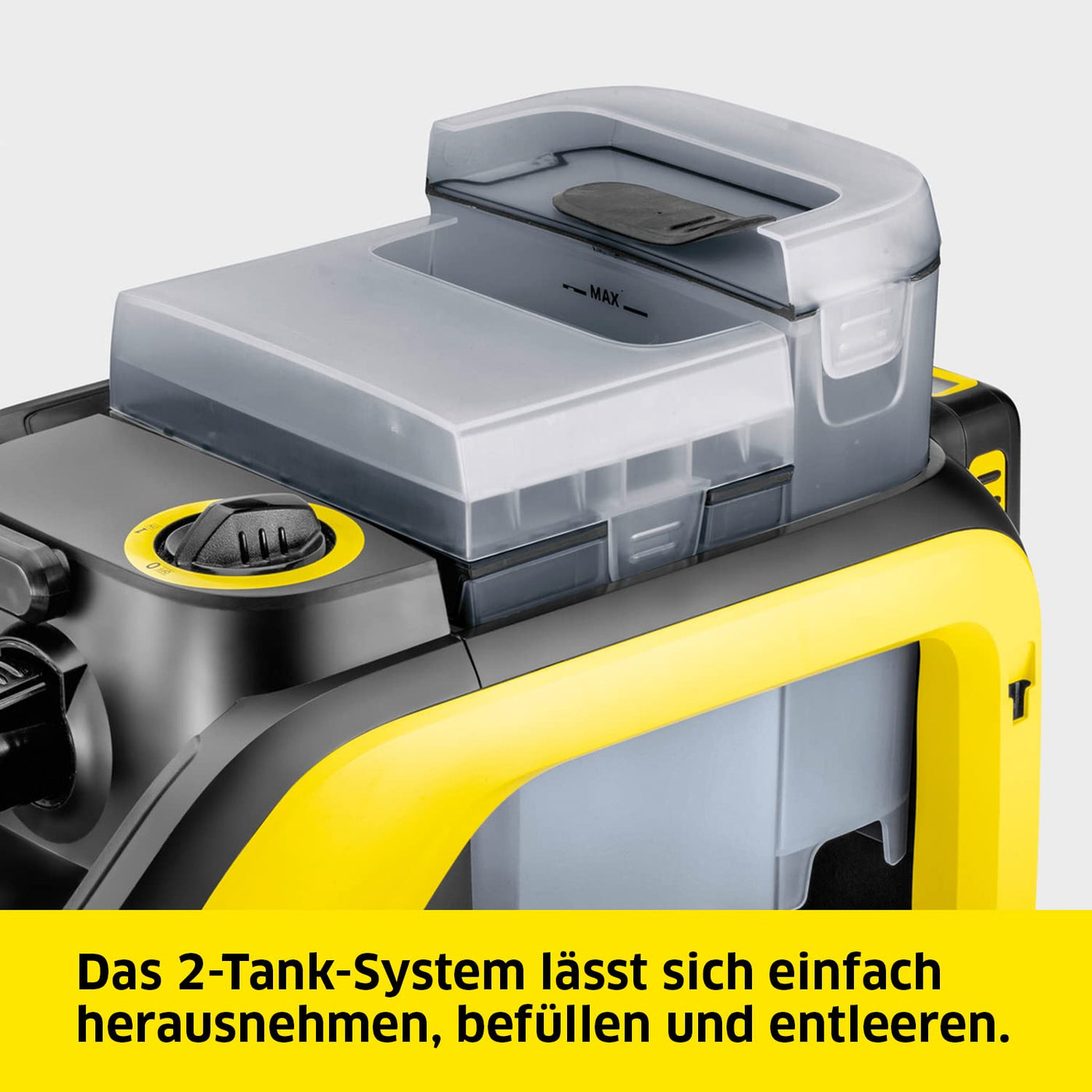 Kärcher SE 3-18 Compact Akku-Waschsauger (Integrierter Sprühschlauch, extra Wasch- und Fugendüse zur Polsterreinigung, 75 mm Arbeitsbreite, Durchspülfunktion, Autoreinigung, ohne Akku und Ladegerät)
