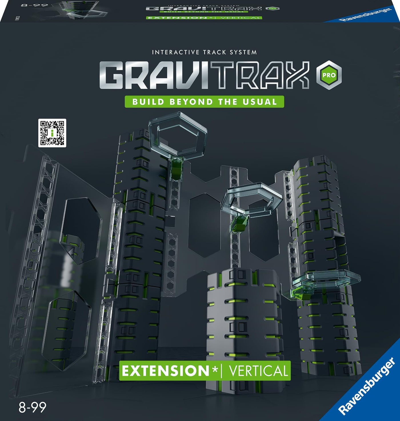 Ravensburger GraviTrax PRO Extension Vertical 22427 - große Erweiterung für deine Kugelbahn - Murmelbahn und Konstruktionsspielzeug ab 8 Jahre - Geschenkidee zu Weihnachten