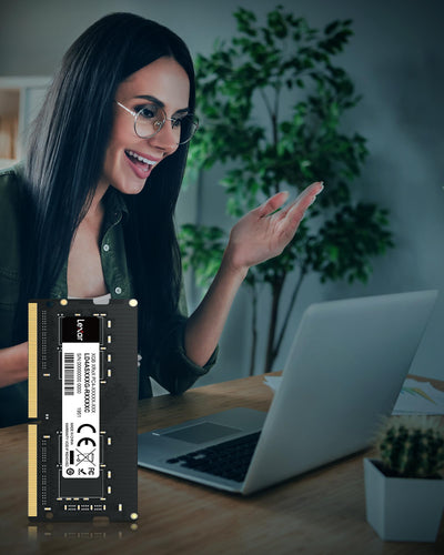 Lexar SODIMM DDR4 8GB, 3200 MHz Laptop RAM, 260-Pin SODIMM Laptop-Speicher, Hochleistungs-SO-DIMM, PC-Laptop-Computerspeicher, Hochleistungs Arbeitsspeicher (LD4AS008G-B3200ASST)
