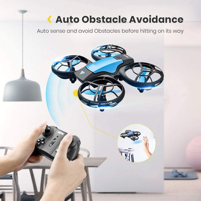 4DRC Mini Drohne für Kinder Handbetriebener RC Quadcopter mit 3 Batterien Längere Flugzeit, Höhenhaltung, Headless-Modus, Throwing GO, 3D Flip und 3 Geschwindigkeitsmodi Flugzeug für Anfänger, Blau
