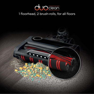 Shark IZ400UKT Kabelloser Stabstaubsauger, Plastik, Messing, 60 Min Run Time