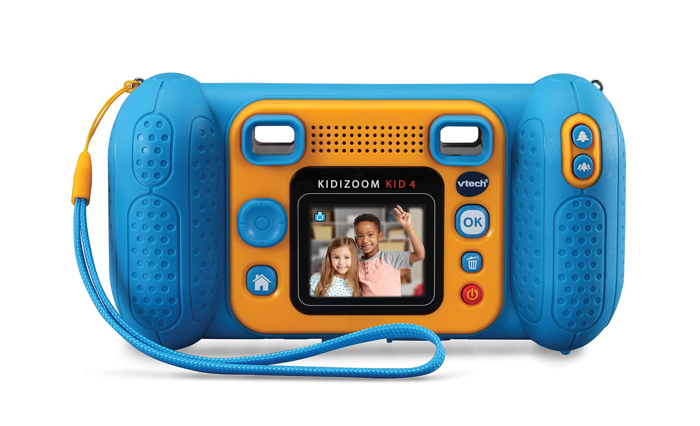 VTech KidiZoom Kid 4 - Kinderkamera mit Spielen und Elternkontrolle - Für Kinder von 4-8 Jahren