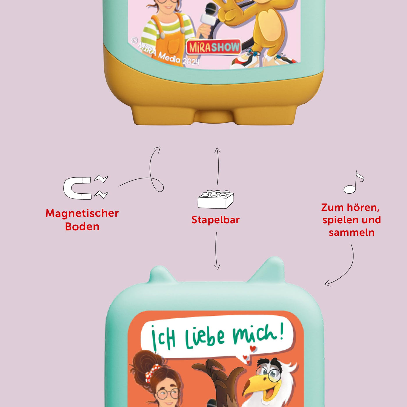 tonies Clever 4er Set: MIRA und das Fliegende Haus, Hörspiel für Kinder ab 5 Jahren, Spielzeit ca. 140 Minuten