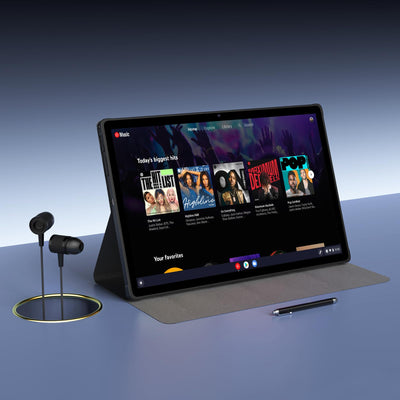 FORUSER Tablet 14 Zoll Android 14 mit Incell 2K Tablets, 36(12+24) GB RAM +256GB ROM (2TB TF), 11580mAh Akku, Octa-Core, 4G Dual SIM/5G WiFi/GPS,mit Stift und Hülle(Schwarz)