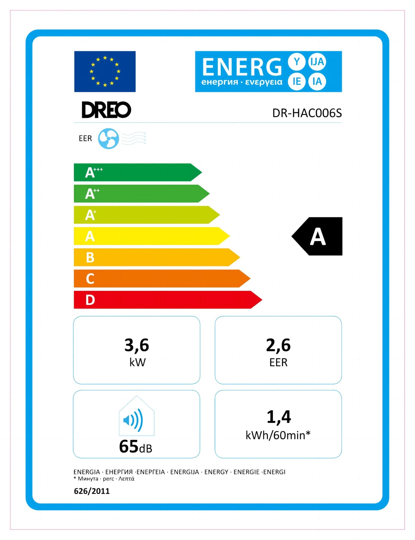 Dreo Tragbare Klimaanlagen, 12.000 BTU Klimaanlage für Schlafzimmer mit abflussfreier Kühlung, APP/Stimme/Fernbedienung, 24h Timer mit Ventilator & Luftentfeuchter, AC516S