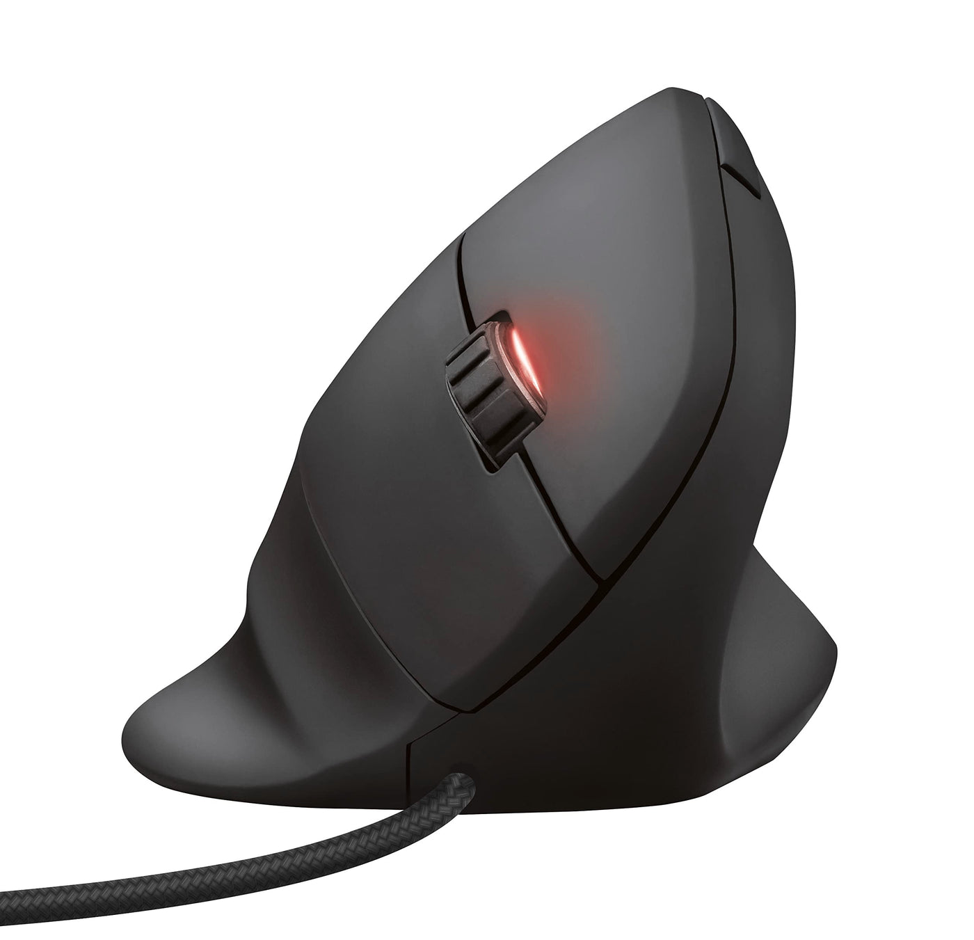 Trust Gaming GXT 144 Rexx Vertikale Gaming Maus, 10.000 DPI, 6-programmierbare Tasten, RGB LED-Beleuchtung, Ergonomisches Design Vorbeugung Gegen Mausarm/Tennisarm (RSI Syndrom) - Schwarz
