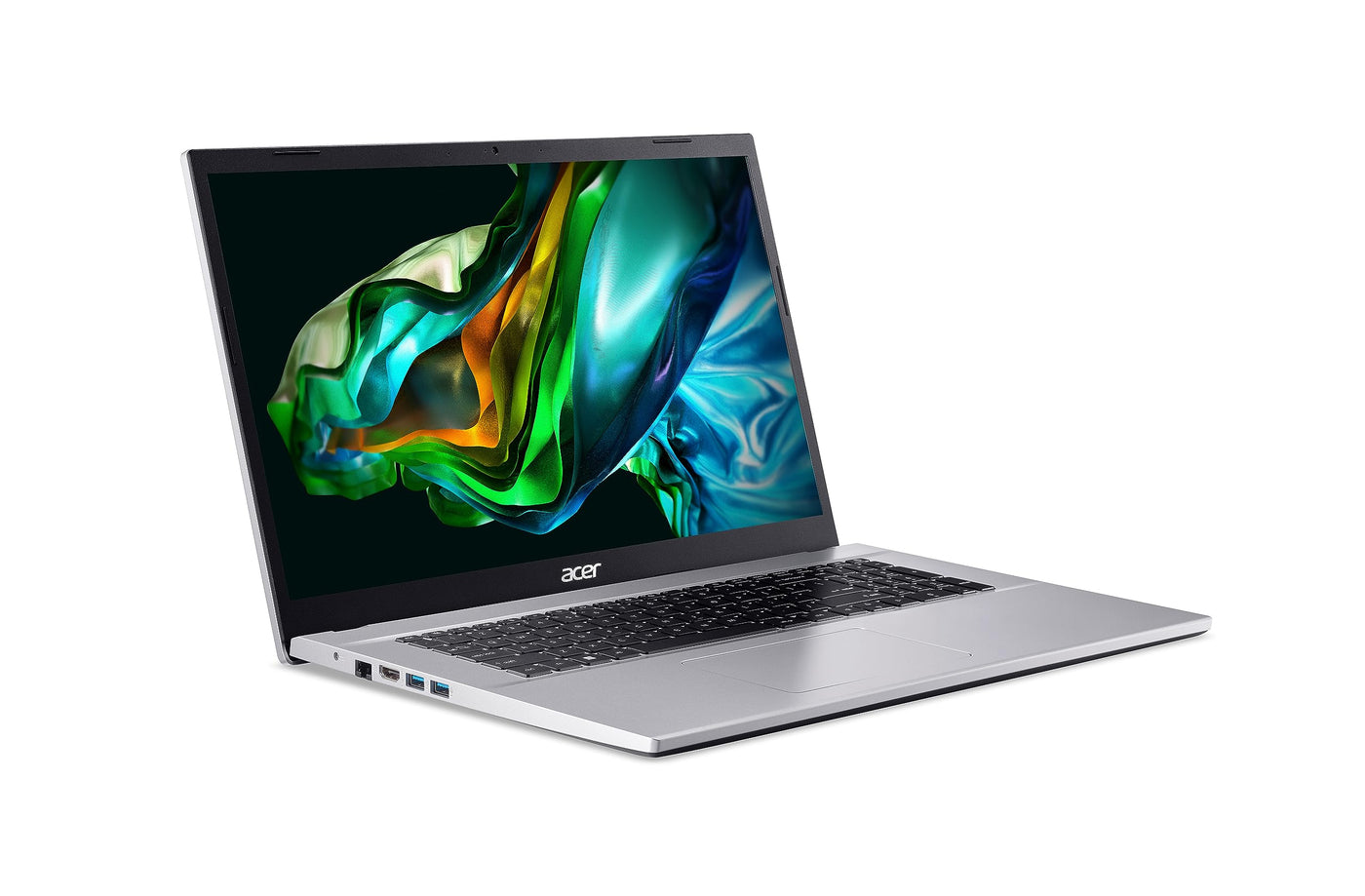 Acer Aspire 3 (A317-54-58K7) Laptop | 17,3" FHD IPS Display | Intel Core i5-1235U | 16 GB RAM | 1 TB SSD | Intel Iris Xe Grafik | Windows 11 | QWERTZ Tastatur | Silber