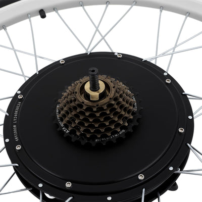 jiumxliu 26 Zoll 48V Ebike Umbausatz 1000W Elektrofahrrad Umbausatz Vorderrad Bürstenloser Getriebemotor Ebike Conversion Kit 31.05 km/h, 7-Stufen PAS, Tempomat, LCD-Display