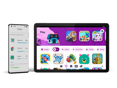 Lenovo Tab M11 – Tablet mit Touchscreen 11 Zoll WUXGA (Prozessor MediaTek Helio G88, 8 Kerne, 4 GB RAM, eMMC 128 GB, Lenovo Tab Pen, Android 13, WiFi + Bluetooth) – Luna, Grau