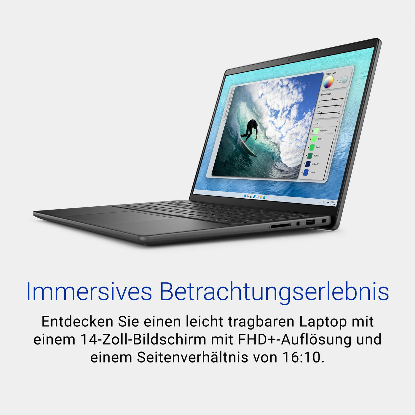 Dell Inspiron 5440 Laptop - 14-Inch FHD+ (1920x1200) Display, Intel Core i5-1334U Processor, 16GB DDR5 RAM, 512GB SSD, Intel Iris Xe Graphics, Windows 11 Home - Carbon Black