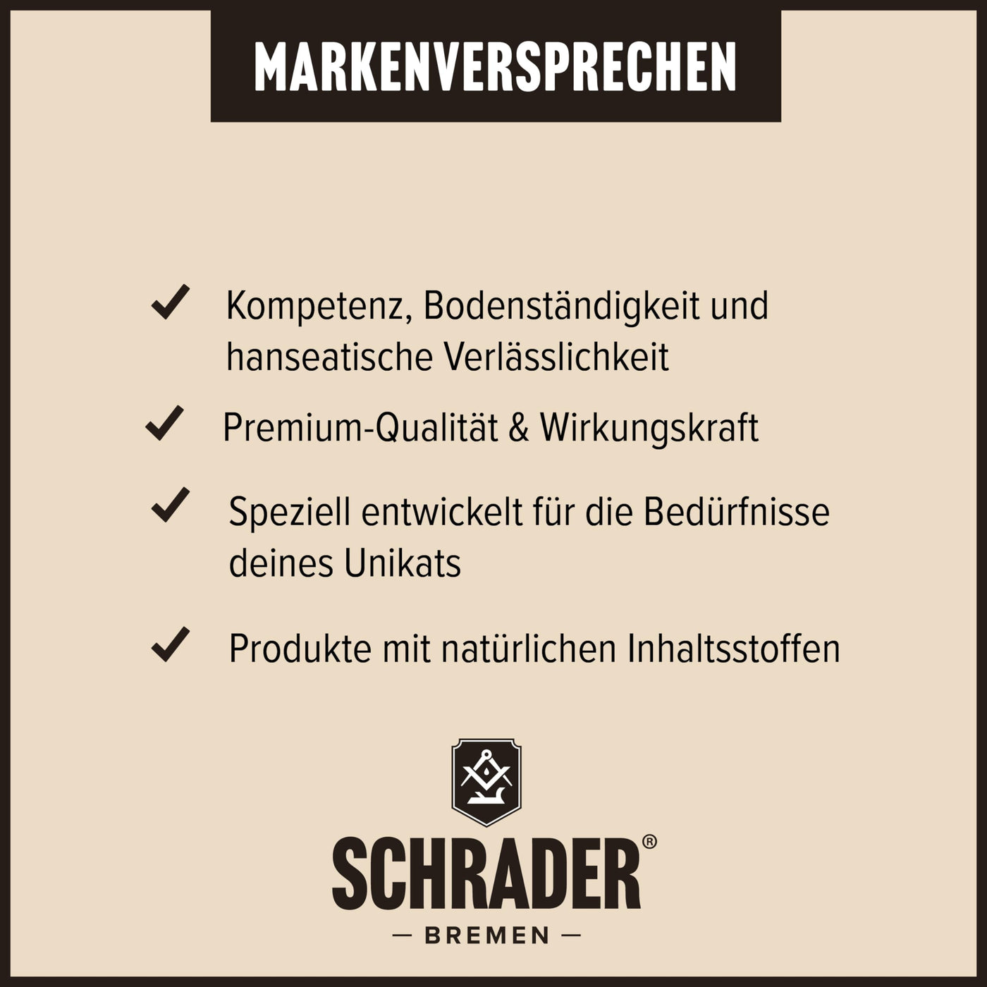 Schrader Premium Baumwolltuch - Poliertuch für alle Oberflächen, Möbel, Kleidung, Leder, Holz - cremefarben - 25x33cm - 3 Stück