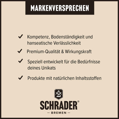 Schrader Premium Baumwolltuch - Poliertuch für alle Oberflächen, Möbel, Kleidung, Leder, Holz - cremefarben - 25x33cm - 3 Stück